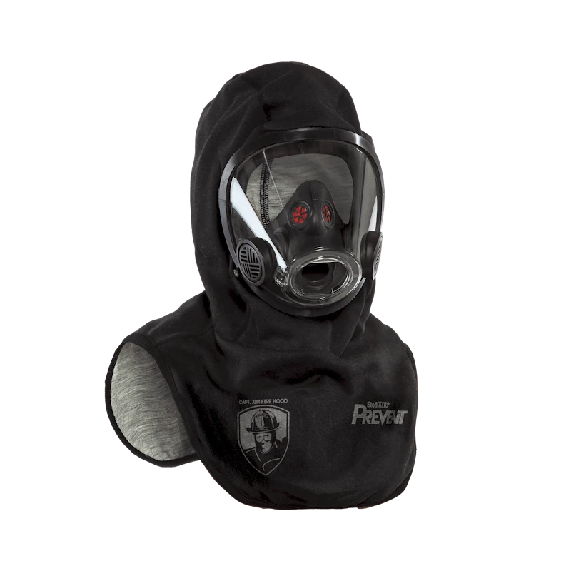 Fire-Dex® Captain Jim Particulate Blocking Hood is a heat- and flame-resistant firefighter hood designed to provide advanced particulate and thermal protection, featuring full head and neck coverage, breathable materials, and ergonomic fit for improved comfort and safety during firefighting operations.