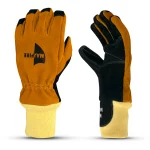 Majestic Safety MFA 83 Kevlar Structural Firefighting Gloves – Wristlet are heat- and cut-resistant gloves made with Kevlar for enhanced durability, featuring reinforced palms, wristlet cuffs, and flexible materials for maximum protection and dexterity.
