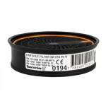 Sundström® SR 510 Particle Filter P3 R is a high-efficiency respirator filter designed to protect against solid and liquid airborne particles, providing reliable P3-rated filtration for industrial and hazardous environments.