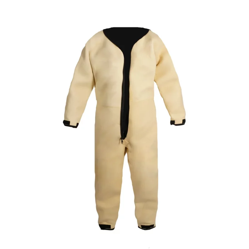Front view of foam inner buoyancy liner designed for added flotation inside Mustang Survival® Ice Commander Rescue Suit.