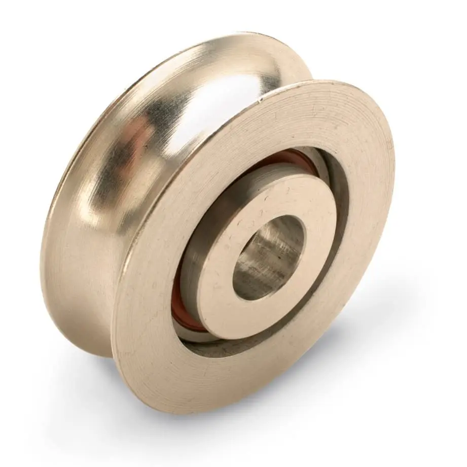 Close-up of the metal circular component on the CMC™ Arizona Vortex Kit, highlighting its durable construction and role in secure anchor connections for rescue operations.