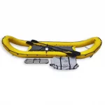 Oceanid™ RDC Rapid Deployment Craft, a lightweight, inflatable rescue boat designed for quick deployment in emergency water rescue situations, featuring durable construction, multiple grab handles, and compatibility with rescue equipment.