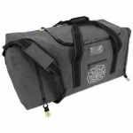 Lightning X LXFB99 Carcinogen Resistant Dry Turnout Bag designed with specialized materials to protect firefighter gear from carcinogens while keeping contents dry and secure.