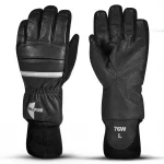 Majestic Safety MFA73 Structural Firefighting Gloves are made from premium kangaroo leather with wristlet cuffs, offering superior heat resistance, durability, and dexterity for demanding firefighting tasks.