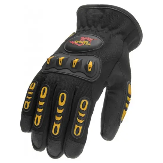 Dragon Fire First Due Rescue Gloves, designed for technical rescue operations with durable construction, reinforced grip, and dexterous fit for protection and performance in demanding environments.