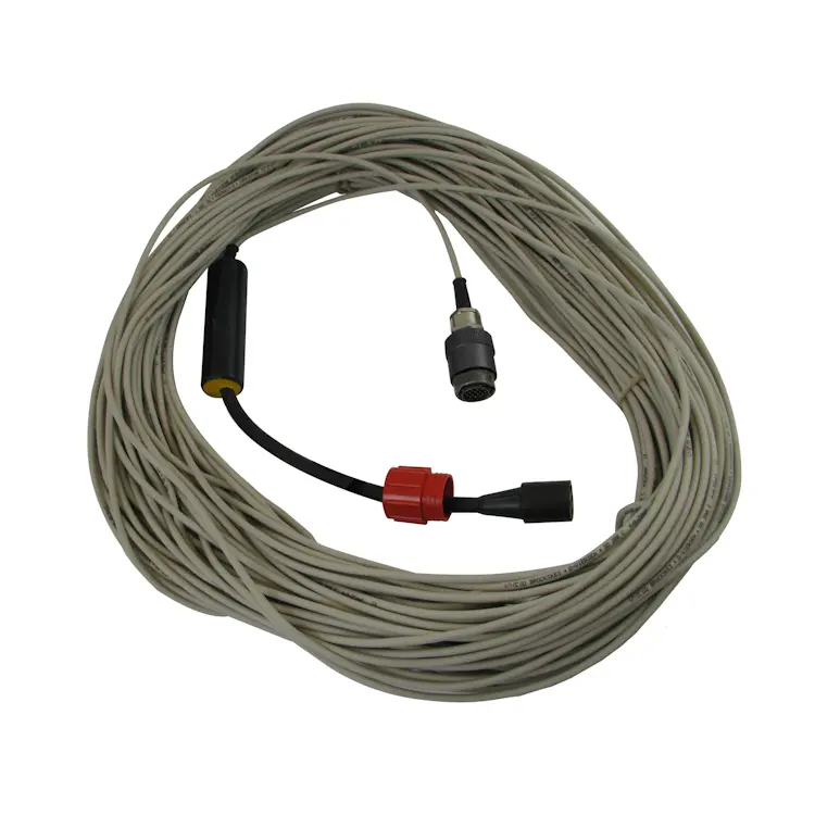 Interspiro™ Com Cable designed for secure and reliable communication connectivity between breathing apparatus components during underwater and rescue operations.