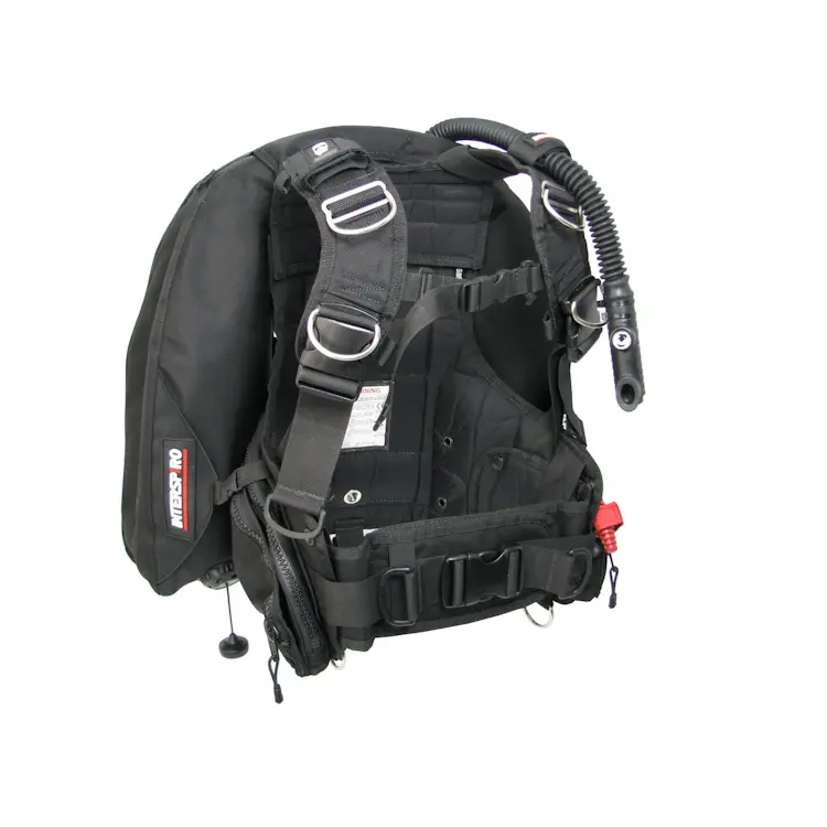 Interspiro™ Divator BCW is a robust buoyancy control wing designed to provide stability and maneuverability for professional divers in underwater environments.