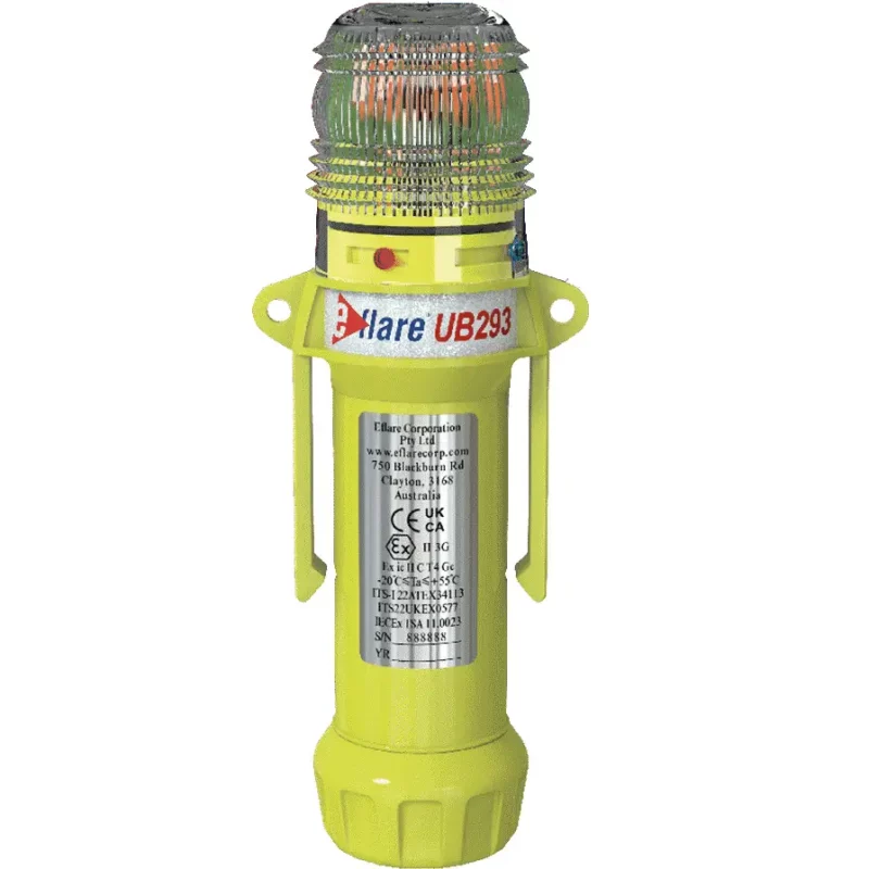 Eflare™ UB293 Safety Beacon is a powerful, durable signaling device designed to provide bright, long-lasting illumination for emergency and rescue situations.