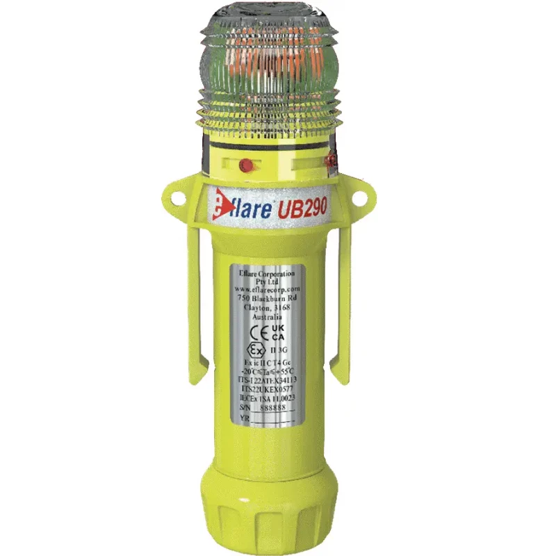 Eflare™ UB290 Safety Beacon is a compact and rugged emergency signaling device offering bright, reliable illumination for enhanced visibility in critical situations.