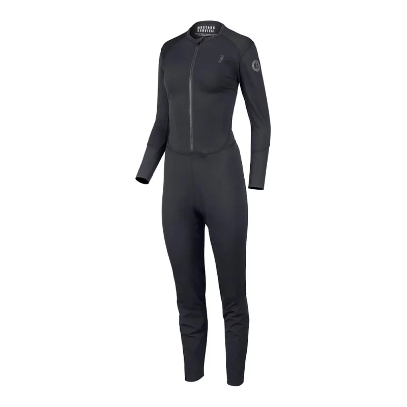 Mustang Survival® Women’s Kazan Dry Suit Liner designed specifically for women, providing thermal insulation and moisture-wicking comfort inside dry suits, featuring a tailored fit for enhanced mobility and extended wear.
