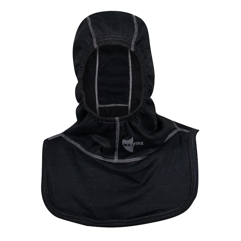 MajFire HALO C6 Particulate Hood designed for firefighter protection, featuring advanced particulate-blocking fabric and a comfortable, contoured fit for maximum safety and breathability.