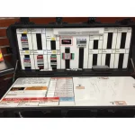 American Trade Mark Co. Case Commander® Incident Command System – Passport Edition, a portable command board with magnetic and passport-style tags designed for effective resource tracking and incident management in the field.