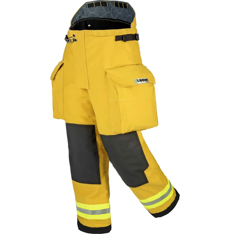 Lakeland® B10 Turnout Pants, designed with durable flame-resistant materials, reinforced knees, and moisture barriers to provide reliable protection and comfort for firefighters.