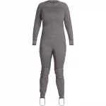 NRS Women’s Lightweight Union Suit, a breathable one-piece layering base designed for cool-weather paddling, featuring soft moisture-wicking fabric, four-way stretch, and a convenient full-length zipper with dropseat for easy wear and comfort.