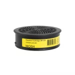 Sundström® SR 232 OV/SD/CL/HC/HF Cartridge — advanced respiratory filter cartridge protecting against organic vapors, sulfur dioxide, chlorine, hydrocarbons, and hydrogen fluoride gases.