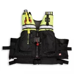 Salus Marine SAR-880 Commander Vest designed for search and rescue operations, featuring high-visibility materials and multiple adjustable straps for secure, comfortable fit.