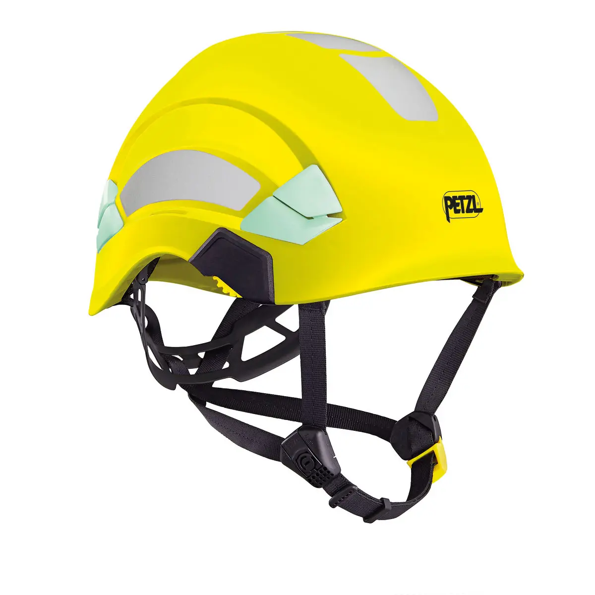 Petzl® VERTEX® Hi-Viz Canada Version Helmet in bright yellow with adjustable ventilation and durable shell designed for high-visibility safety in industrial and climbing environments.