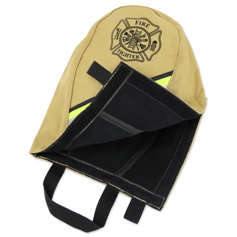 Front view of Lightning X LXFB30-XT Ripstop SCBA mask bag partially opened, showing spacious interior.