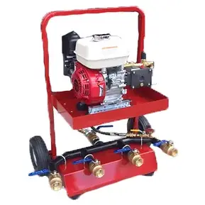 Front side view of the Streamlight® Flamefighter® Gas Hose Tester showing the sturdy grip, control panel, and durable construction for reliable operation during gas hose inspections.