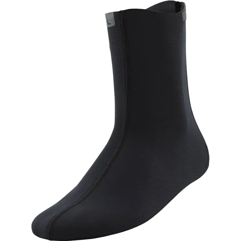 A single NRS HydroSkin 0.5 Wetsock for the left foot front left side view, showing the streamlined neoprene construction and flexible fit.