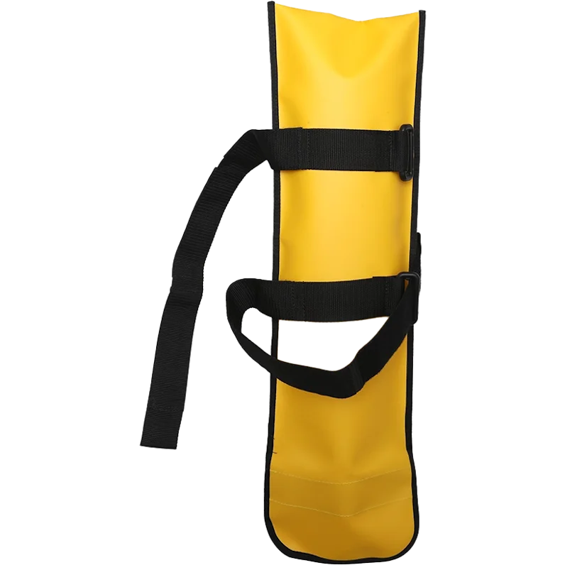 R&B Fabrications 441YL Oversized Hydrant Tool Bag back view, durable firefighting gear bag designed for carrying and organizing oversized hydrant tools and accessories.