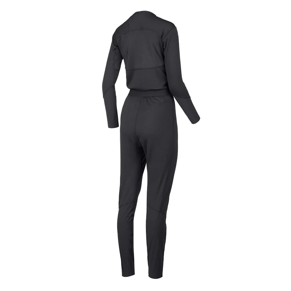 Back-side view of Mustang Survival® Women’s Kazan Dry Suit Liner highlighting ergonomic seam construction and fitted silhouette for effective insulation.