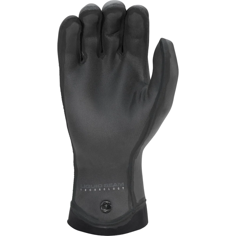 Single NRS Maverick Glove showing the palm side, featuring textured silicone grip pattern for enhanced paddle control in wet conditions.