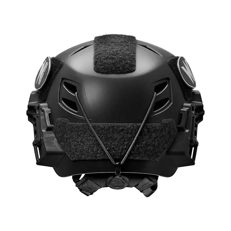Back view of the Team Wendy® EXFIL® LTP Bump Helmet in black, featuring the dial-fit retention system and rear padding for stability and comfort.