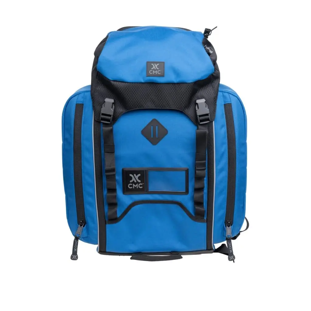 CMC™ Arizona Vortex Kit carrying backpack designed for organized, portable transport of tripod components used in technical rescue operations.