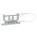 Ziamatic™ Double QUIC-BAR Horizontal Mounting Bracket designed to securely hold two QUIC-BAR tools horizontally, providing organized storage and easy access for firefighting and emergency operations.