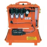 Air Systems® 30 CFM Breather-Box® filtration system with AC/DC power options and 2 independent regulators, designed for versatile and precise compressed air filtration in industrial applications.