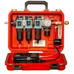 Air Systems® 15 CFM Breather-Box® Grade D filtration system with 24 CFM flow capacity and 1 coupling, providing reliable compressed air filtration for industrial environments.