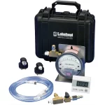 The Lakeland® Level A Test Kit is a portable, easy-to-use system designed for performing inflation and pressure hold tests on Level A gas-tight chemical suits to ensure proper functionality and compliance with safety standards.