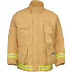 The Lakeland® Dual-Certified Coat (DCCTD) is a high-performance, dual-compliant firefighter turnout coat designed for optimal protection, mobility, and visibility in both structural and wildland firefighting environments.