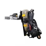 Ziamatic™ QUIC-SWING Flip-Down 180° SCBA Bracket designed for secure mounting and easy 180-degree flip-down access to self-contained breathing apparatus (SCBA) during emergency response.