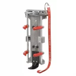 Ziamatic™ QUIC-HOLD Mechanical Bracket with Adjustable Footplate designed to securely hold firefighting equipment with customizable fit for stable and quick access during emergencies.