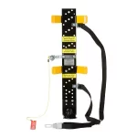 Ziamatic™ Load & Lock SCBA Bracket designed to securely hold self-contained breathing apparatus (SCBA) equipment for fast and safe access in emergency response situations.