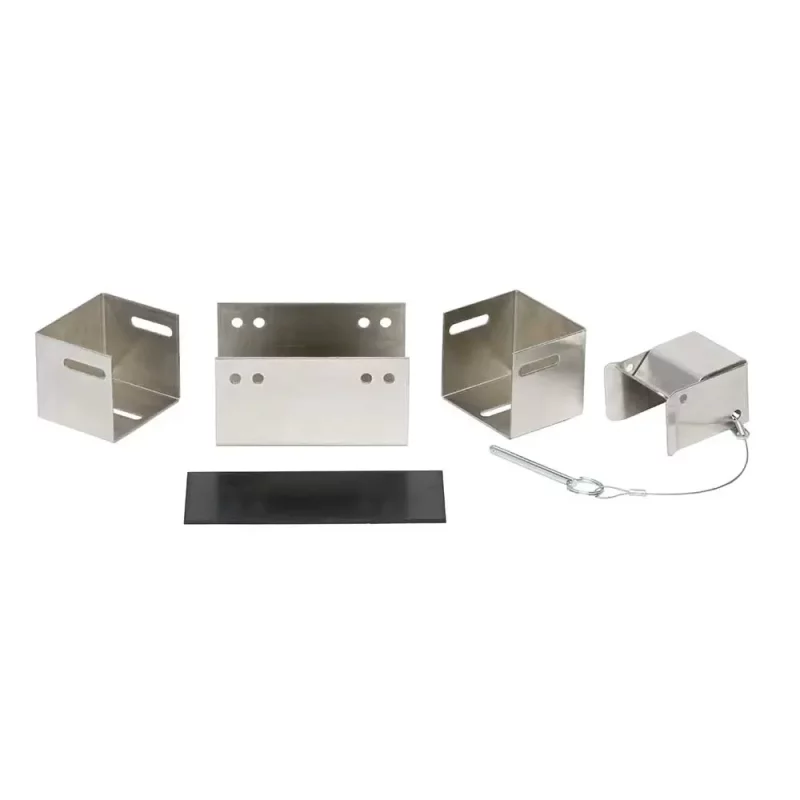 Ziamatic™ Sledge Hammer Bracket with the striking end section disassembled, displaying the components designed to cradle and securely hold the hammer head during storage and transport.