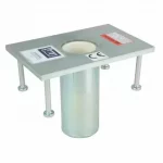 3M™ DBI-SALA® Advanced™ Confined Space Permanent Flush Floor Mount Sleeve Davit Mast Base – robust, corrosion-resistant davit mast base designed for permanent flush floor mounting, ensuring secure support in confined space rescue and fall protection.