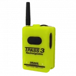 Grace Industries® TPASS® 3 AM Buddy System personal safety device with man-down detection and wireless emergency alerting, designed to enhance worker protection through a reliable buddy monitoring system.