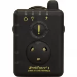 Grace Industries® WorkForce® WF1 personal safety monitor with advanced gyro/accelerometer sensors for automatic fall detection and wireless emergency alert transmission to ensure prompt rescue of workers at heights.