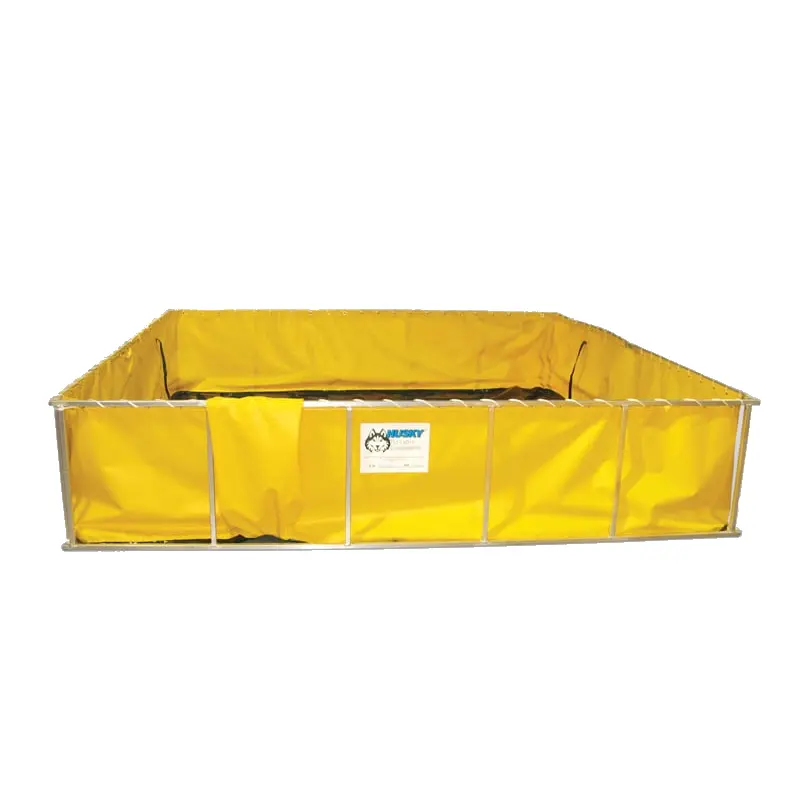 Husky® Leading Edge® Folding Frame Portable Tanks feature a rigid folding frame and durable liner, providing quick-deploy water storage solutions for firefighting and emergency response applications.
