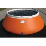 Husky® Self-Supporting Frameless Portable Water Tanks are collapsible, freestanding tanks designed for quick deployment and reliable water storage in firefighting and emergency response operations.