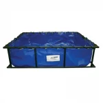 Husky® Aluminum or Steel Frame Decontamination Pools are sturdy, reusable containment pools with rigid frames designed for efficient hazardous material decontamination in emergency response and industrial applications.