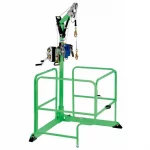 3M™ DBI-SALA® Advanced™ 4-in-1 Davit Guard System offers versatile fall protection, guardrail, rescue, and anchorage functions for confined space and elevated work environments, featuring an SRL and winch for controlled retrieval and enhanced safety.