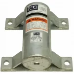 3M™ DBI-SALA® Advanced™ Confined Space Permanent Wall Mount Sleeve Davit Mast Base – durable, corrosion-resistant davit mast base designed for permanent wall mounting, providing secure support for confined space rescue and fall protection.