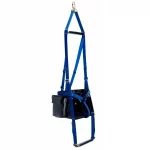 Side view of the 3M™ DBI-SALA® Suspended Workman’s Chair – 15 in x 18 in x 0.75 in, highlighting its slim profile, sturdy construction, and ergonomic seat design for comfortable suspended work at height.