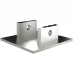 Pelsue® Weld-On Base Plate made from heavy-duty steel, designed to be permanently welded to structural surfaces, providing a stable and secure anchor point for confined space entry and fall protection equipment.
