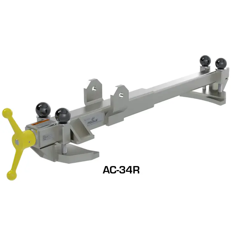 Pelsue® Anchor Clamp AC-34R featuring heavy-duty steel construction with a reliable locking mechanism, engineered for secure gripping of cables and anchors in demanding utility and industrial environments.