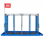 DQE® MasCas® II Decontamination Shower System, a portable mass decontamination shower designed for rapid setup and efficient multi-person decontamination during emergency response.
